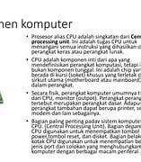 Cpu Merupakan Perangkat Keras Cpu Singkatan Dari